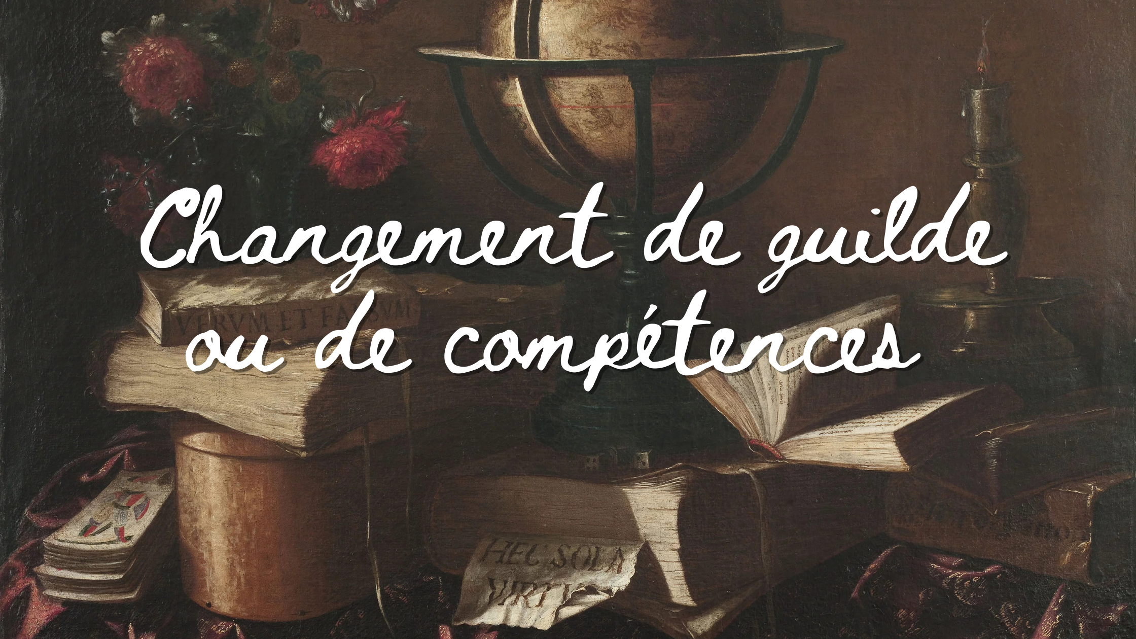 Changement de guilde ou de compétences après votre premier scénario